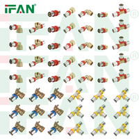 Raccord de plomberie IFAN ASTM F1281 OEM en laiton pour tuyau d'eau, raccords PEX