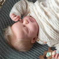 Poupées Bébé Reborn en Silicone Corps Entier de 18 Pouces, Vêtements Réalistes pour Fille et Garçon Jumeaux avec Kit de Matelas à Langer, Poupée Nacido pour Filles