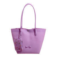 Nouveau Sac Fourre-tout Tendance 2-en-1 en PVC 2026 Grande Capacité Imperméable Sac à Bandoulière pour Femme