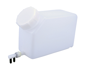 Bulk Ink Tank (<b>1.5L</b> Male Thread 2-Hole)- White Empty <b>Bottle</b> W- with Connector Sub Ink Tank - Product Image 1