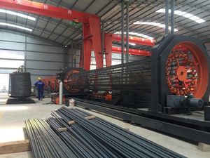 Máy Hàn Lồng Gia Cố Bằng Thép Hình Vuông Dạng Tròn Cọc Bê Tông Cho Ống Bê Tông - Product Image 3