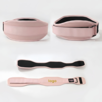 Ceinture de musculation en polyester réglable pour le soutien de la taille, idéale pour l'entraînement de force, la musculation et la protection du dos