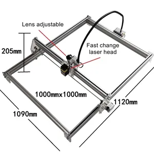 LY M1 1000MW Laser höhen verstellbar Carving Blue Violet Mini Machine