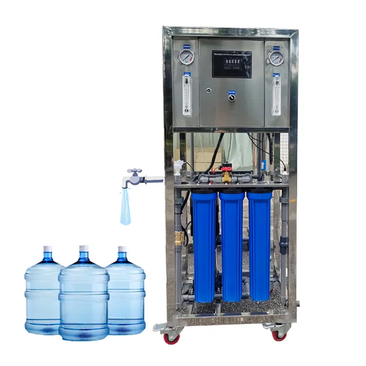 Portable Reverse Osmosis Machinery Water Treatment Equipment Groundwater Well Water RO Filter Mineral Water Making Machine