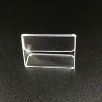 PMMA Estante transparente Clip de plástico Estante de acrílico transparente Hablador Precio Canal Etiqueta Tira DE DATOS Titular de etiqueta de boleto