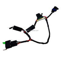Konektor Kabel Mesin Industri Karet PTFE Kustom, Pitch 2.5mm, 2-8 Pin, Kabel Harness