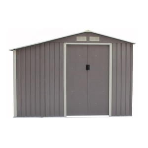 Maison préfabriquée 2 en 1 petit hangar <span class=keywords><strong>de</strong></span> stockage 9x6 et <span class=keywords><strong>abri</strong></span> en rondins pour arrière-cour - Product Image 2