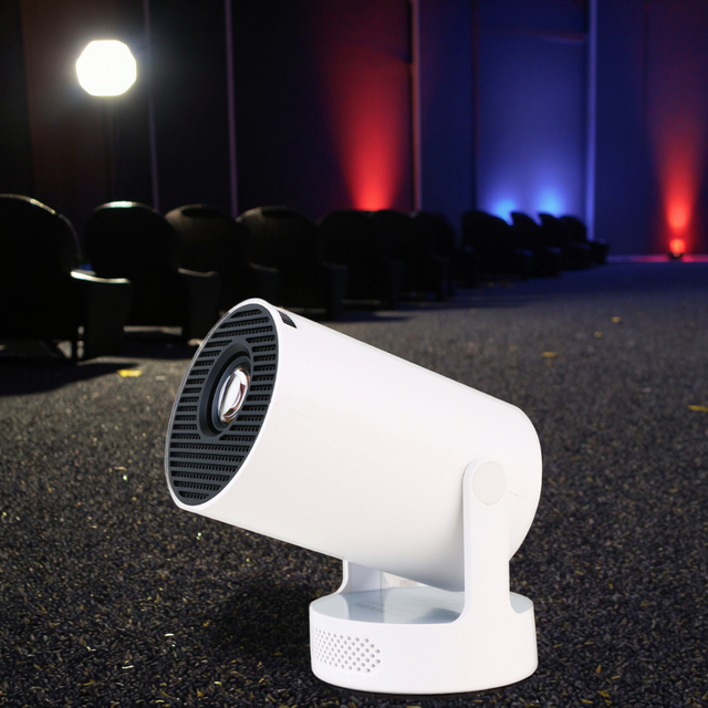 Source Factory HY300 Ultra Sound Speaker 1GB 8GB Ready to Ship Android 11 170ANSI OEM Home Theater Video Cinema 3D 4K Projector