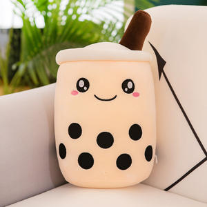Linda almohada de peluche de oso de juguete de felpa súper suave PP algodón transfronterizo al por mayor Nueva simulación fruta burbuja <span class=keywords><strong>taza</strong></span> de té - Product Image 2