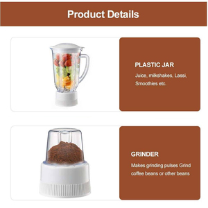 Mixeur Électrique Multifonction 4-en-1 pour Jus et Smoothies - Product Image 2
