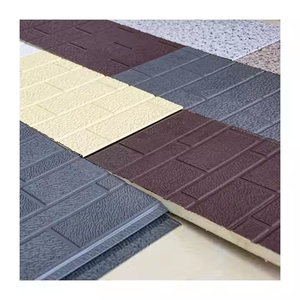 Revêtement mural isolant en métal avec âme en PU, EPS et laine <span class=keywords><strong>de</strong></span> roche, durable, imperméable et isolant thermiquement pour <span class=keywords><strong>maison</strong></span>, entrepôt, usine - Product Image 6