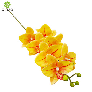 Orquídea Phalaenopsis Artificial QIHAO de 70 cm, 7 Cabezas, Flor de Seda de Alta Simulación, Decoración para el Hogar, Accesorios para Bodas - Product Image 5