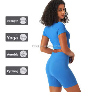 Pantalones Cortos de Ciclismo de Nylon de Cintura Alta para Mujer, Talla XL, Transpirables, de Secado Rápido, Compresión, para Gimnasio, con Logotipo Personalizado, Efecto Push-Up, para Yoga y Entrenamientos - Product Image 2