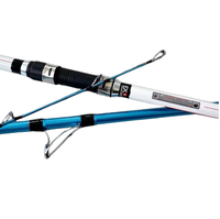 Canne à pêche de surfcasting européenne en carbone de 4,2 mètres, canne de plage articulée en 3 sections avec puissance de lancer longue portée pour leurres.