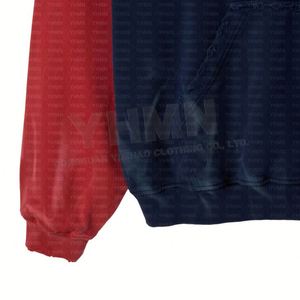 เสื้อฮู้ดดี้ผู้ชายสไตล์สตรีทแวร์ ผ้าฝ้ายหนานุ่ม ทรงโอเวอร์ไซส์ ซิปหน้า พิมพ์ลาย วินเทจ แต่งผ้าปะติดปะต่อ ปักลาย 3 มิติ ล้างสีแบบแอซิดวอช ทำให้ดูเก่าแบบดิสเทรส - Product Image 3