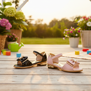 Sandalias de Mariposa para Niñas de 2 a 6 Años, Diseño Coreano de Moda OZKIZ, con Punta Abierta y Decoración de Lazo, Venta al Por Mayor - Product Image 3