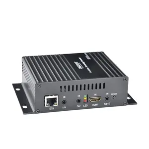 DMB-8900A Premium h265 45/60pfs ProVideo Streaming Encoder IPTV H DMI+2*AV+3.5mm CVBS to TS over IP Encoder with Multi-Protocol