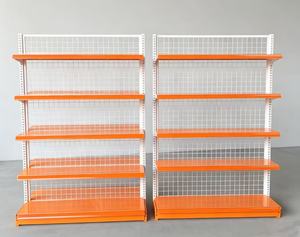 Étagère de présentation de supermarché à double face légère et perforée, étagères multifonctionnelles en acier durable - Product Image 5