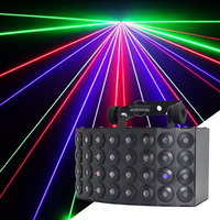 Projecteur laser DMX 32 canaux, effet pluie de lumière RGB activé par le son pour DJ, soirées, clubs, mariages