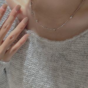 Collier pendentif clé iris en argent pur S925, luxe léger, design de niche, style rétro palais, chaîne de clavicule, tendance - Product Image 3