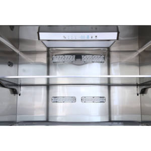 ثلاجة بأربعة أبواب سعة 355 لتر من الفولاذ المقاوم للصدأ مع مجمد سفلي خالية من الصقيع وكفاءة طاقة من الدرجة الأولى - Product Image 5