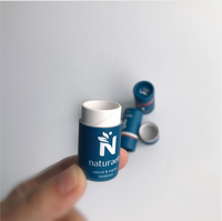 Tube en papier cylindrique pour baume à lèvres, imprimé sur mesure, fait main, biodégradable, recyclable, écologique, vente chaude