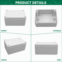 Boîtier de projet électronique pratique en ABS, étanche à la poussière et à l'eau IP65, 100*68*50mm, boîte de jonction de bornes