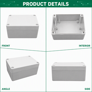 Scatola di derivazione elettronica impermeabile e antipolvere IP65 in ABS, 100x68x50mm, comoda per progetti elettronici - Product Image 6