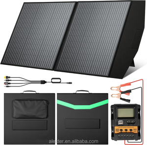 100W 18V <b>Portable</b> Foldable Monocrystalline Silicon <b>Solar</b> <b>Panel</b> Charger 12V Controller IP65 Waterproof 23.4% Efficiency Off-Grid - Product Image 1