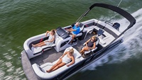 Bateau ponton électrique à deux moteurs hors-bord de luxe Kinlife, certifié CE, pour la pêche, les sports nautiques, les divertissements et les excursions, 4,98 m, en aluminium
