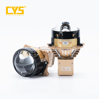 CYS Haute Puissance Laser Double LED Projecteur Lentille Nouveau 12V Direct Car Light Projector avec 6000K Température de Couleur