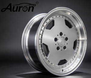 ล้อแม็กซ์อะลูมิเนียมขัดเงา Auron ขนาด 17 นิ้ว แบบหลายก้าน ชิ้นเดียว สำหรับรถยนต์นั่งส่วนบุคคล ปรับปรุงรุ่นใหม่ ล้อหล่อ - Product Image 3