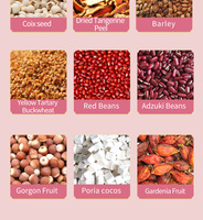 Tisane de Haricot Rouge, Orge et Graines d'Euryale – Mélange Scientifique de Céréales Sélectionnées, Matières Premières Sans Soufre, Goût Sucré, Sans Saveur Particulaire