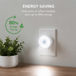 PIR <b>Motion</b> <b>Sensor</b> Night <b>Light</b> Plug-in <b>LED</b> Bedside Lamp Automatic On Off Energy Saving for Home Staircase - Product Image 4