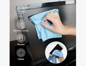 Panno per la Pulizia in <span class=keywords><strong>Microfibra</strong></span> Senza Pelucchi a Nido d'Ape, Panno per la Lucidatura in <span class=keywords><strong>Microfibra</strong></span> per Auto, Cucina e <span class=keywords><strong>Vetri</strong></span> - Product Image 6