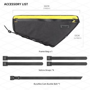 Bolsa Impermeable para Tubo Superior de Bicicleta del Fabricante, Bolsa de Almacenamiento Delantera para Cuadro de Bicicleta, Accesorios para Bicicleta, Cajas de Almacenamiento, Muestra Gratis - Product Image 6