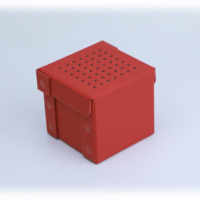 Caja de Cartón Roja Desmontable para Reloj y Pulsera con Tapa Magnética, Diseño de Logotipo Personalizado XF, Venta al Por Mayor de Fábrica