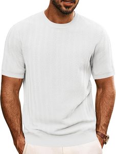 Camiseta de Manga Corta para Hombre, Nueva Moda 2026, Cuello Redondo, Color Sólido, Informal, para Uso Diario - Product Image 6