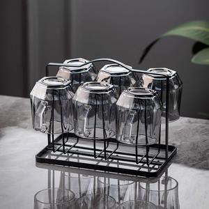 เหยือกน้ำเย็นทรงทันสมัย ขนาดใหญ่ ทำจากแก้ว พร้อมฝาไม้ สำหรับใช้ในบ้านหรืองานปาร์ตี้ - Product Image 2