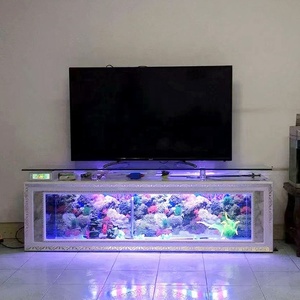 Cubo in Vetro Trasparente Personalizzato di Grandi Dimensioni con Illuminazione LED Marca YuYi, Supporto TV di Alta Qualità, Acquario, Voltaggio Universale - Product Image 5