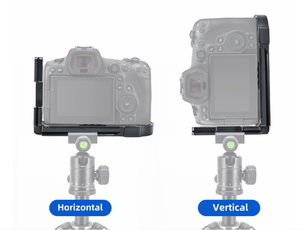 <span class=keywords><strong>Support</strong></span> de <span class=keywords><strong>plaque</strong></span> à dégagement rapide en aluminium détachable pour appareil photo Canon EOS R5 R6 avec adaptateur Arca Swiss pour prise de vue verticale et horizontale - Product Image 4