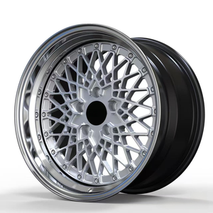 Jantes en alliage à rayons maillés 5*120mm pour voitures particulières, avec <span class=keywords><strong>centre</strong></span> doré et lèvre polie, pour une performance améliorée et un look personnalisé - Product Image 5