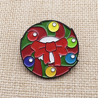 Insigne en relief 3D avec placage or poli, finition émail en alliage de zinc - Badges métalliques personnalisés pour cadeaux souvenirs