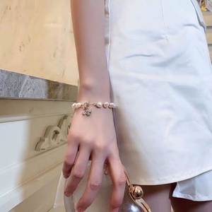 Bracelet en acier inoxydable 316L avec pendentif croix personnalisé en perle naturelle et zircon, bijoux de mode pour femme - Grande Vente - Product Image 2