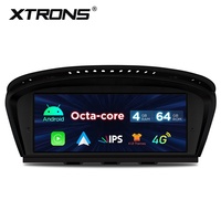 Lecteur multimédia GPS Android pour voiture XTRONS 8,8 pouces avec CarPlay et Android Auto intégrés pour BMW Série 5 CCC