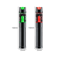 Stylo optique à fibre rechargeable FTTH vert/rouge 650nm VFL DC 5V 10-50mW DX-FX-VFL04 FTTMAX 1 an
