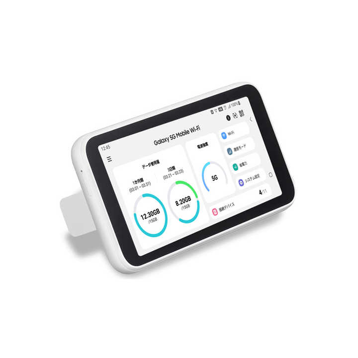 Galaxy - Galaxy 5G Mobile Wi-Fi SCR01 美品 ホワイト au(エーユー) SIMフリー Galaxy 5G Mobile Wi-Fi SCR01