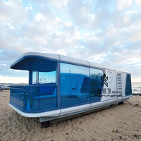 Capsule Petite Maison Maisons Préfabriquées pour Bureaux ou Chambres d'Hôtes 20FT 40FT Extérieur Moderne Smart Capsule House Bureau Mobile