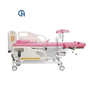 Meja operasi pemeriksaan ginekologi tempat tidur pengiriman medis rumah sakit dapat disesuaikan