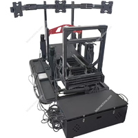 Plataforma de Movimiento VR, Cabina de Simulador de Carreras, Productos para Parques de Atracciones, Cine VR, Simulador de Vuelo/Carreras VR